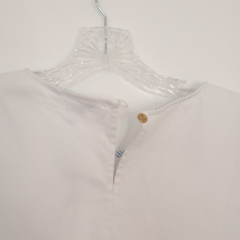 Draper James White Denim Shift Dress - Picture 7 of 12